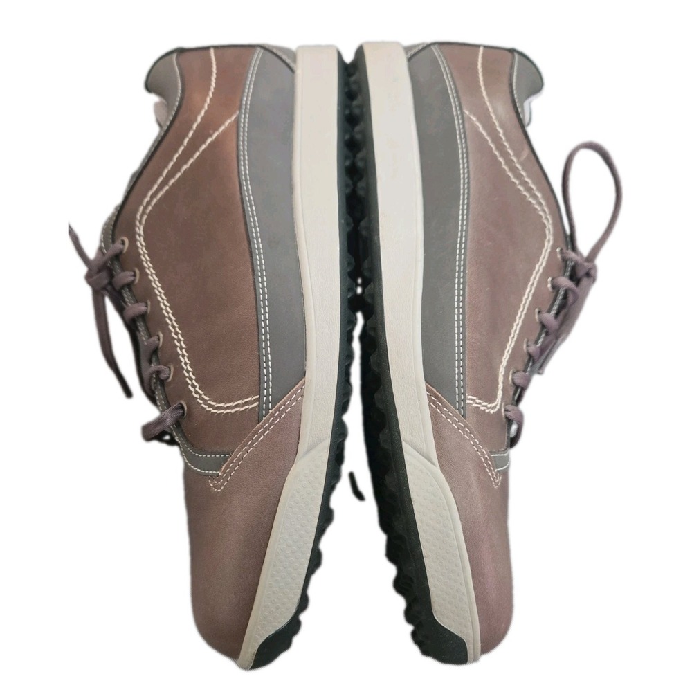 FootJoy Contour Casual Golf Shoes Mens 9.5 M Brown Olive Leather Spikeless 54249